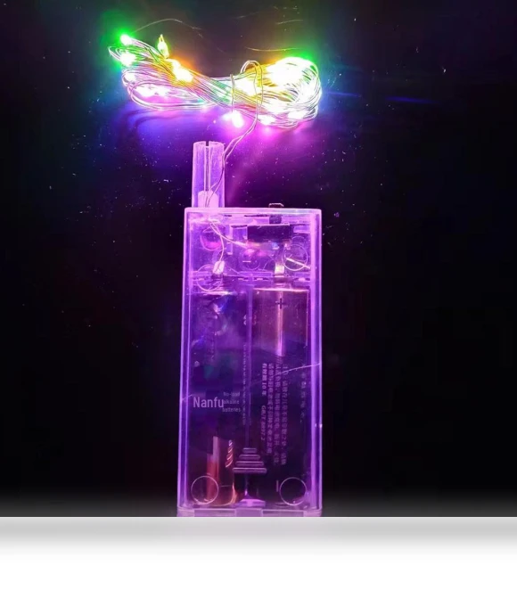 LED Copper Wire Battery Box Holiday Lights — String Lights, AI Supermarket