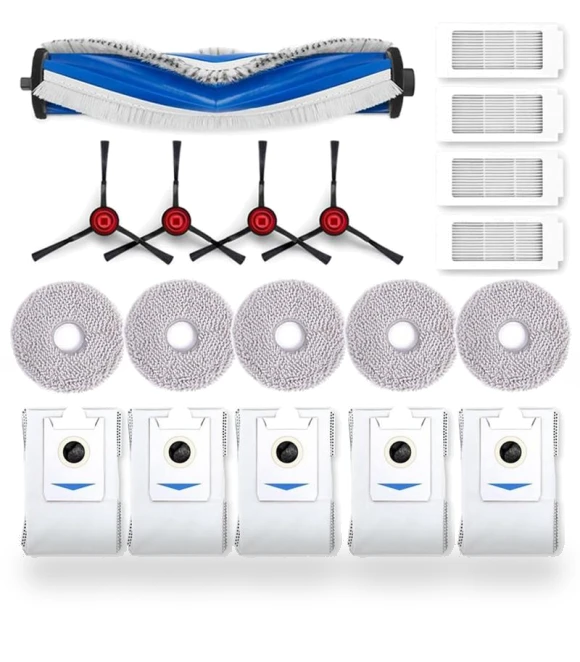 Main Side Brush, HEPA Filters, Mop Cloth, Dust Bags Spare Parts — Parts & Accessories, Lntelligent Living Hall