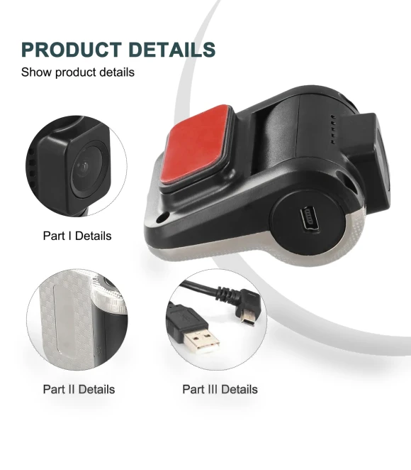 1080P HD DVR Car Dash Cam — Dashboard Cameras, Auto Home Solutions