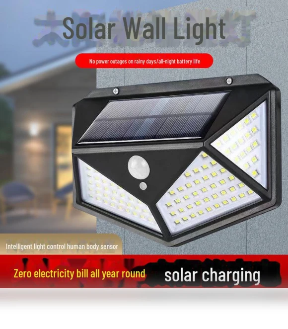 Four-sided Outdoor and Wall Lights with Motion Sensor — Outdoor Security & Flood Lighting, AI Supermarket