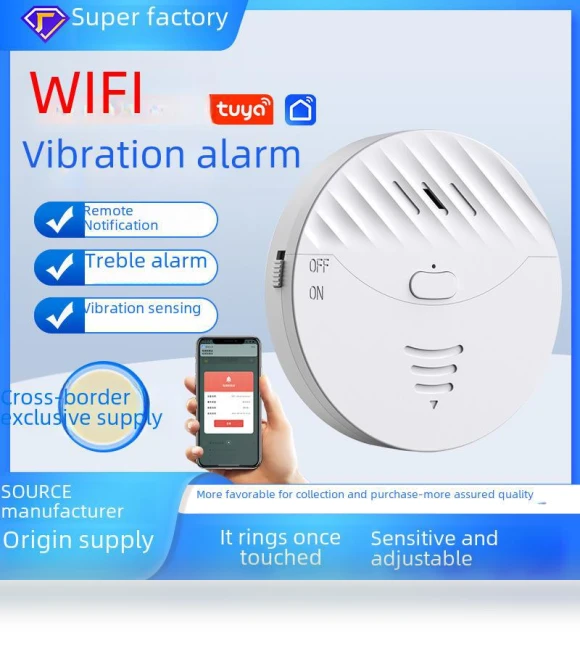 Smart Vibration Alarm for Doors/Windows — Smart Home Security, GearUp AutoMoto