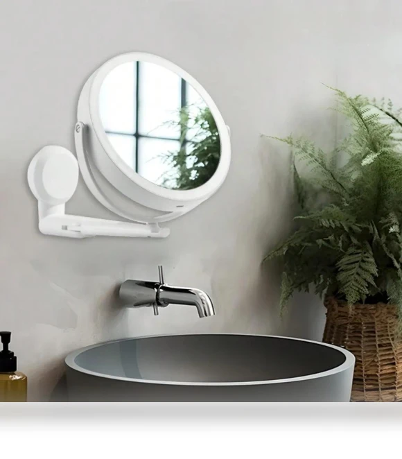 Compact LED USB Makeup Mirror with Touch Screen and Dimming Function — Compact & Travel, AE Selection