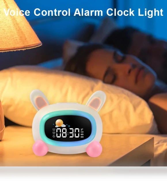Digital Smart Alarm Clock with Voice Control — Clocks, Exquisite goods home furnishing