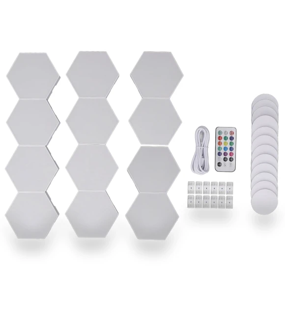 Hexagonal Wall LED Light Sets — Wall Lighting, Beauty2ZY