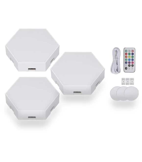 Hexagonal Wall Light Sets — Wall Lighting, Pc1ZY