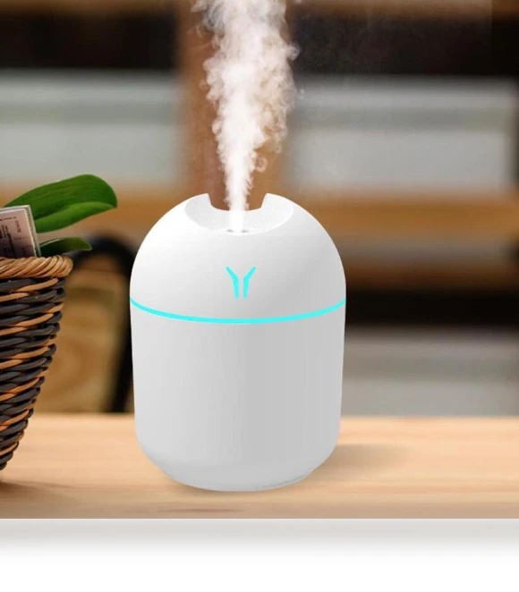 USB Mini Air Humidifier with LED Light — Diffusers, RW-Home Decoration