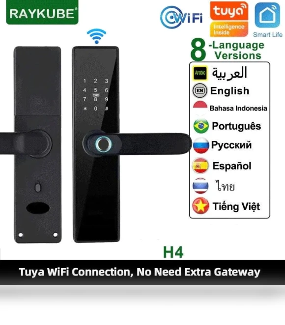 Smart Lock Fingerprint Digital Password Electronic Lock — Smart Home Security, Super Dream Home