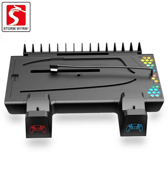 Stand and Cooling Station with RGB LED Controller — Accessories, Super Dream Home