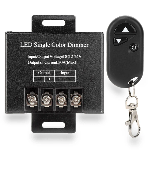 30A 720W 3-Button RF Dimmer with Wireless Remote Control — Light Dimmers, GoolRC