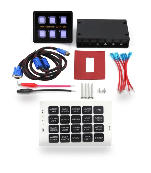 6-Button Touch Control Panel with LCD Display — Display Modules, TOMTOP JMS