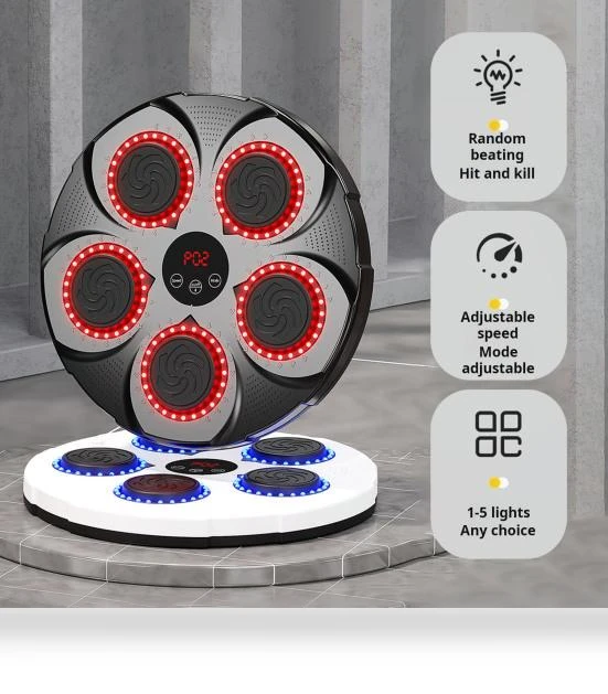 Bluetooth Smart LED Boxing Trainer with Gloves — Boxing Training Gear, Car Maintenance