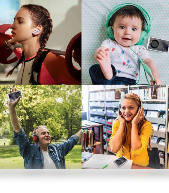 MP4 Player with Bluetooth 5.0 and WiFi — Portable Media Players, Honor Electronics