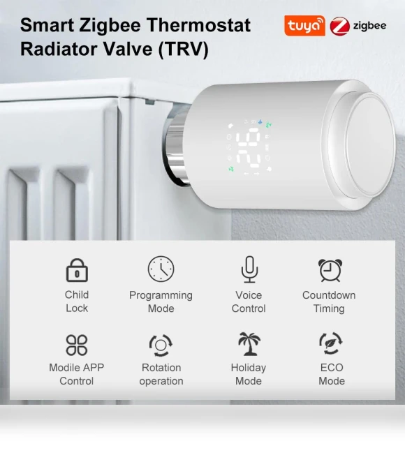 Smart Radiator Thermostat Valve — Smart Home Modules, Home Textile Home Decoration
