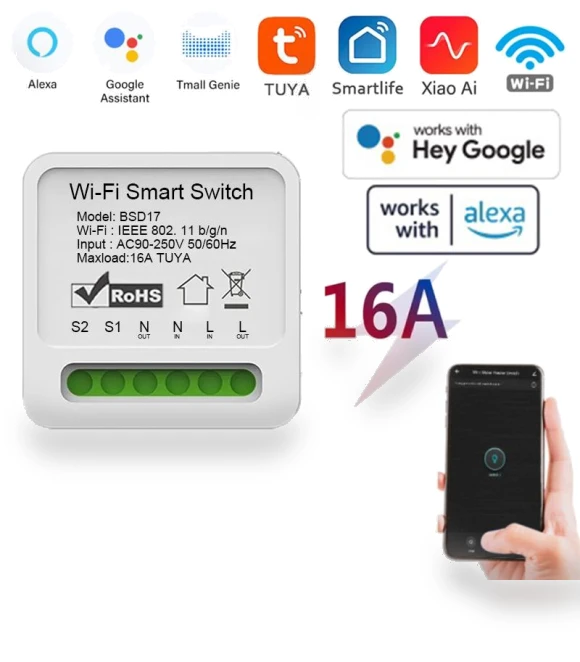 Wifi Smart Switch 2 Way Wireless Control — Dimmer Switches, Good Household Items
