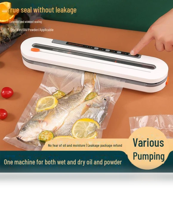 Compact Automatic Vacuum Sealer — Vacuum Bags, Perfect choice for your home