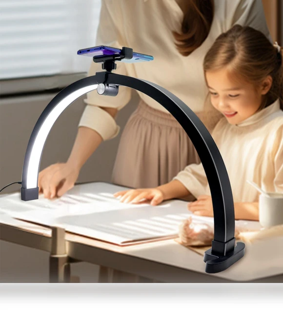 Crescent-shaped Lamp with Touch Control — Curing Lamps, World Auto Parts