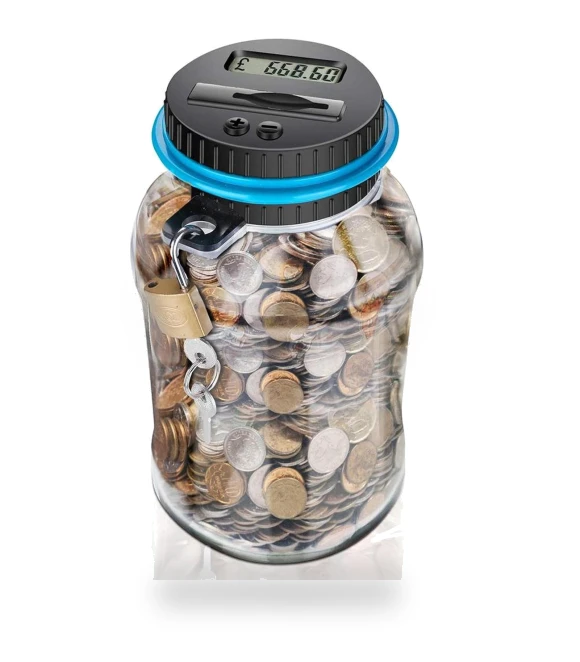 Electronic Digital Piggy Bank with LCD Display — Savings & Piggy Banks, Tooarts