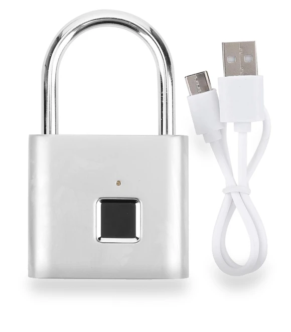 Smart Lock with Fingerprint Scanner — Luggage Locks, TOMTOP JMS