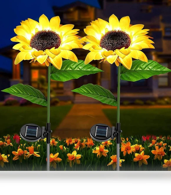 Smart Solar Sunflower Garden Lights — Garden Illumination, JOHO - CarGear