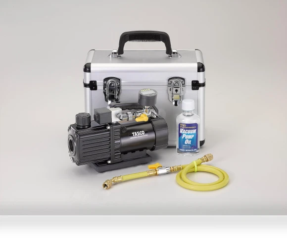 Ultra Mini Two-Stage Vacuum Pump with Digital Vacuum Gauge — Vacuum Gauges, TASCO