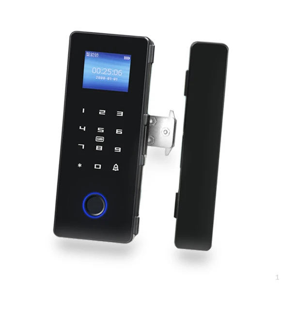 Premium Smart Glass Door Lock with Fingerprint Scanner — Locks, Handy Hobbies