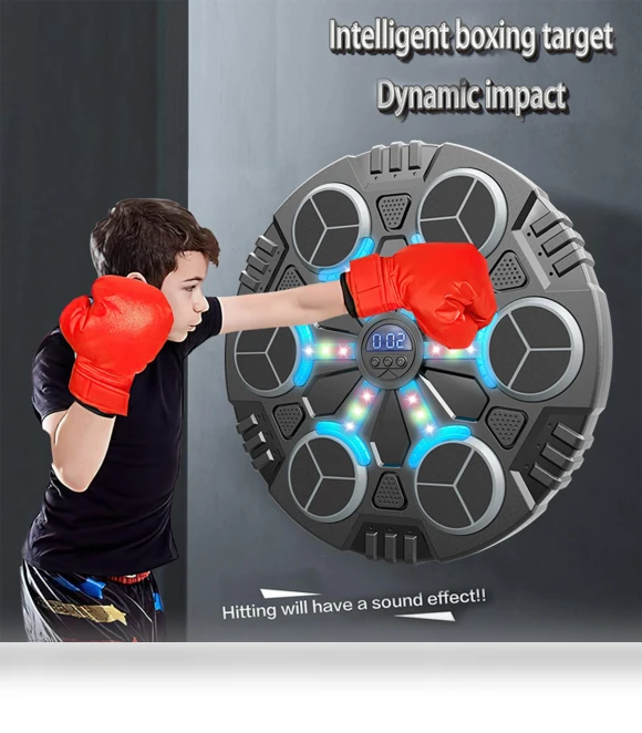 Smart Boxing Trainer with Electronic Music — Boxing Training Gear, Sports Fun Club