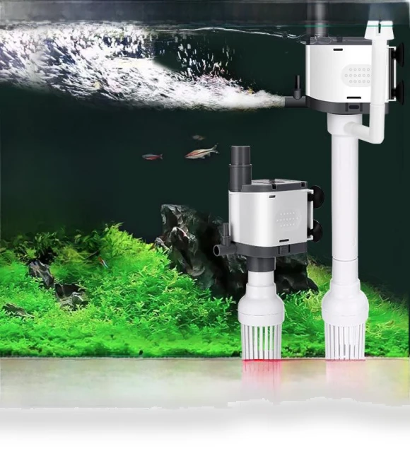 3-in-1 Silent Aquarium Filter and Oxygen Circulation Pump — Air Pumps, Living nice