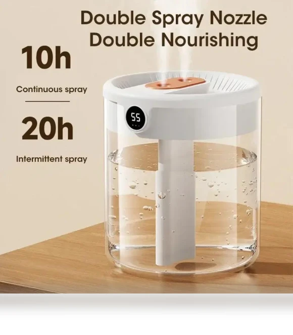Double Spray Humidifier with USB Charging — Air Moisturizers, GC SupMarket