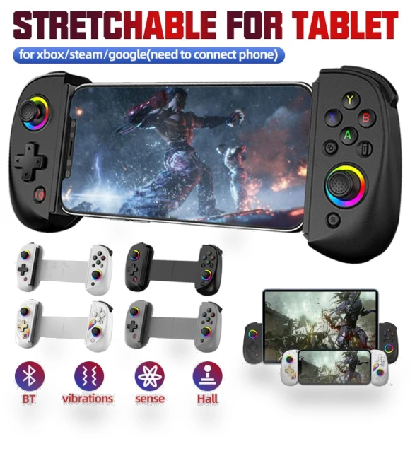 Dual Hall Wireless RGB Gaming Controller — Accessories, VILCORN