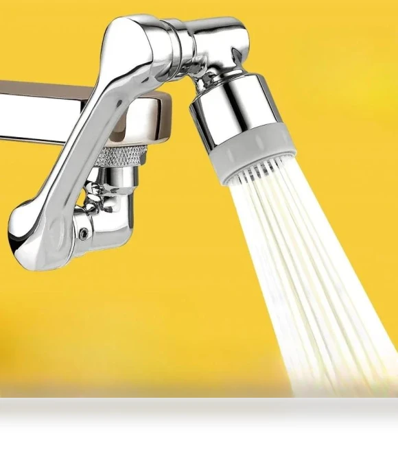 Faucet Extender, Robotic Arm ABS, Single Mode, 1080° Rotating Universal Faucet Extender — Aerators, DC-HOME Textile