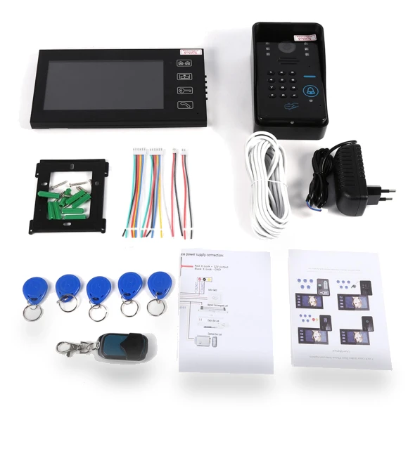 Touchscreen LCD RFID Video Doorbell — Smart Home Security, Automobile and motorcycle supplies
