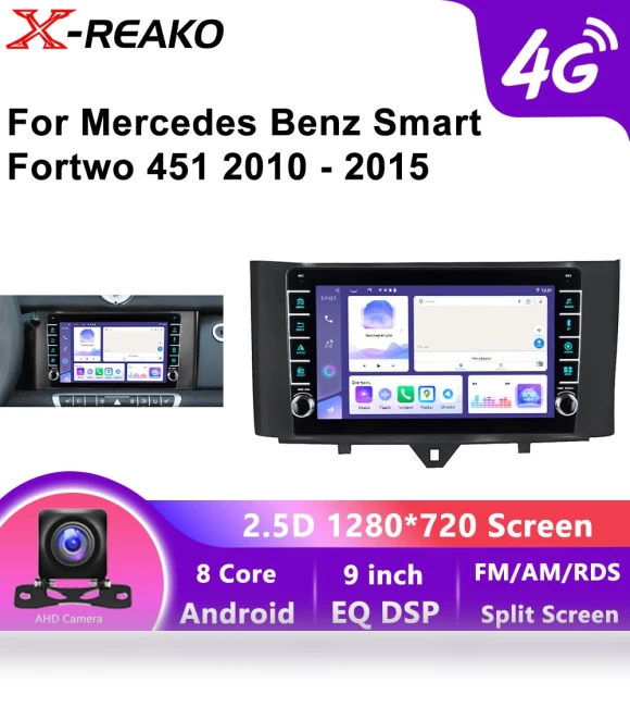 2DIN Car Intelligent System Android Auto Multimedia Player — Stereo Receivers, X-REAKO Global Car Radio