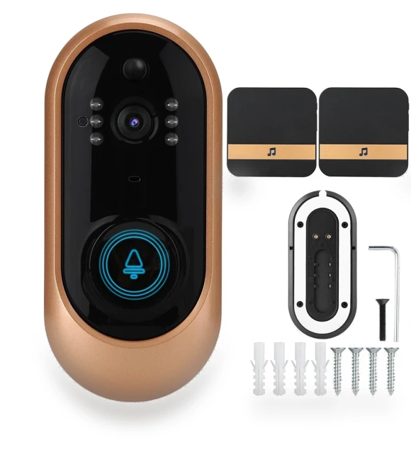 1080P HD Smart Wireless WIFI Video Doorbell — Smart Home Security, KONNWEI