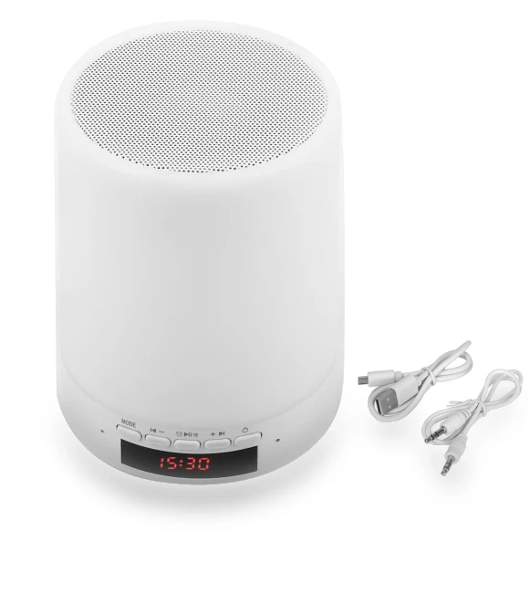 Bluetooth Speaker, Night Light, Touch LED Color Changing Lamp, Smart Alarm, MP3 Player — Night Lights, KONNWEI
