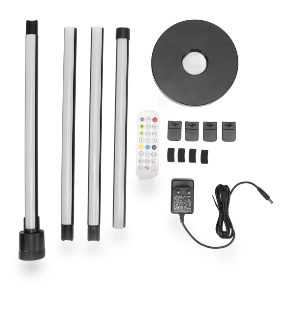 Corner Floor Lamp with App and Remote Control — Standing Lights, KONNWEI