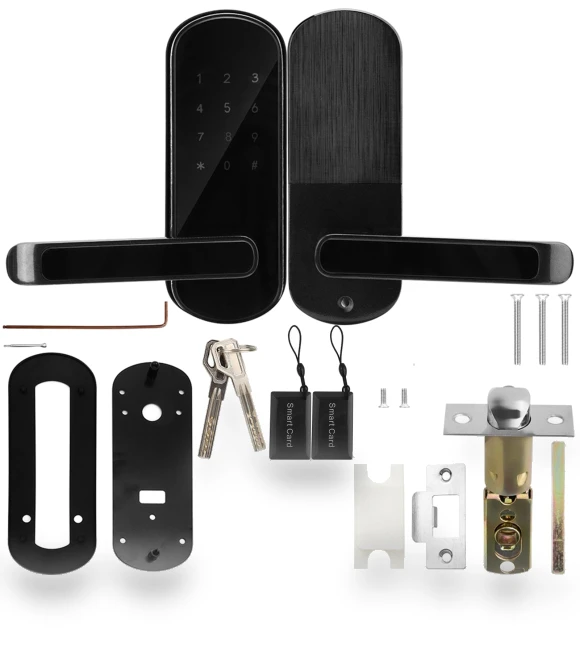 Electronic Smart Bluetooth APP Card with Password, Door Lock, Digital Keypad, Touch Screen — Smart Home Security, KONNWEI