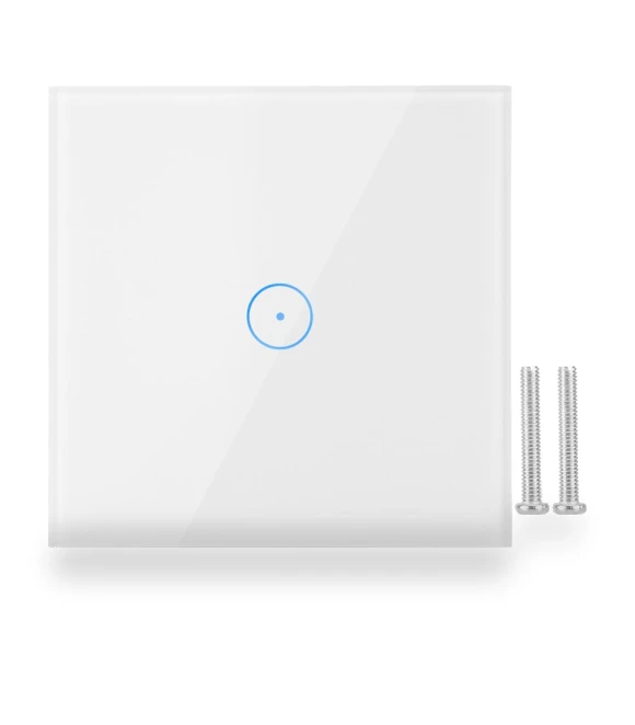 Glass Touch Panel Wi-Fi Smart Light Switch — Dimmer Switches, KONNWEI