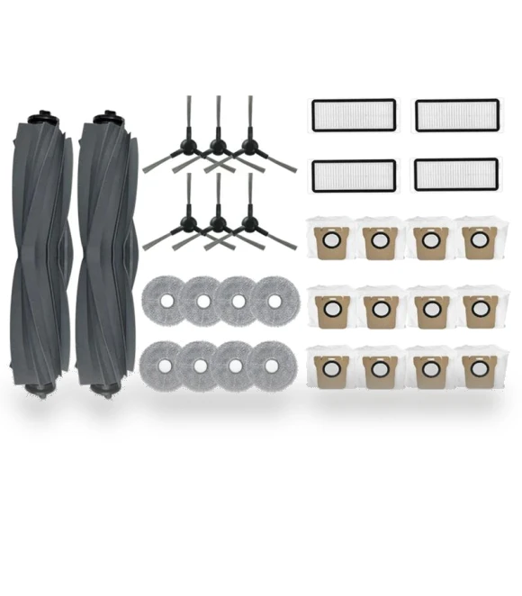 Main Side Brush, HEPA Filter, Mop Cloth, Dust Bag Replacement Accessories Kit — Parts & Accessories, Modern Home Furnishing