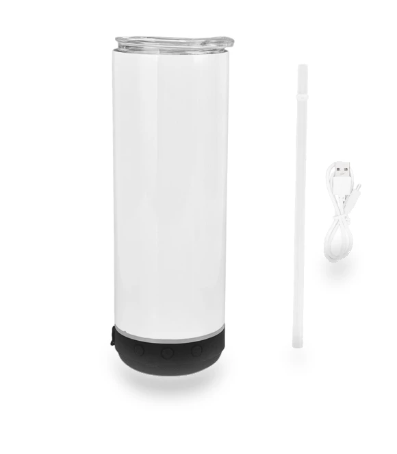 Portable Music Mug with Bluetooth Speaker — Travel Mugs & Tumblers, KONNWEI