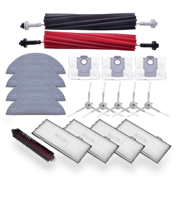 Replacement Side Brush, HEPA Filter, Mop Cloth, Dust Bag — Parts & Accessories, Modern Home Furnishing
