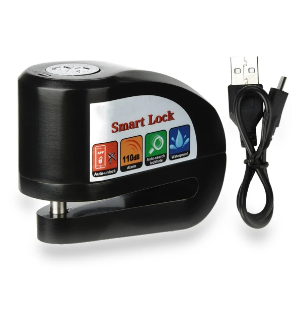 Smart Bluetooth Motorcycle Bicycle Lock — Locks, KONNWEI
