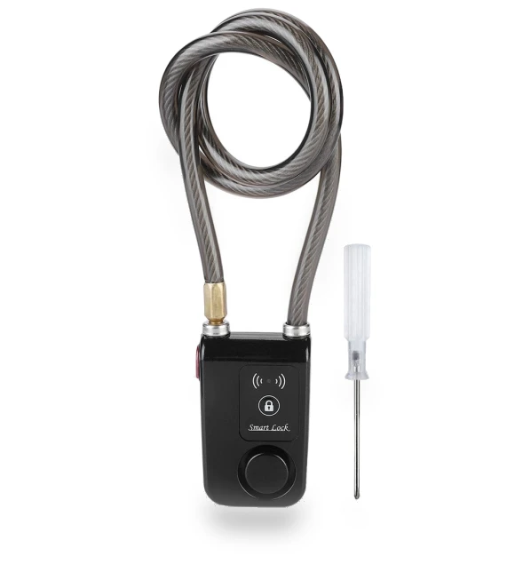Smart Keyless Bluetooth Bike Lock — Cable, KONNWEI