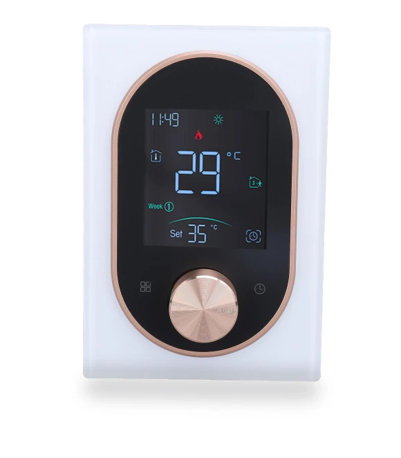 Color Smart Thermostat with Programmable Touch Screen and Control Knob — Home Climate Control, Vestidos