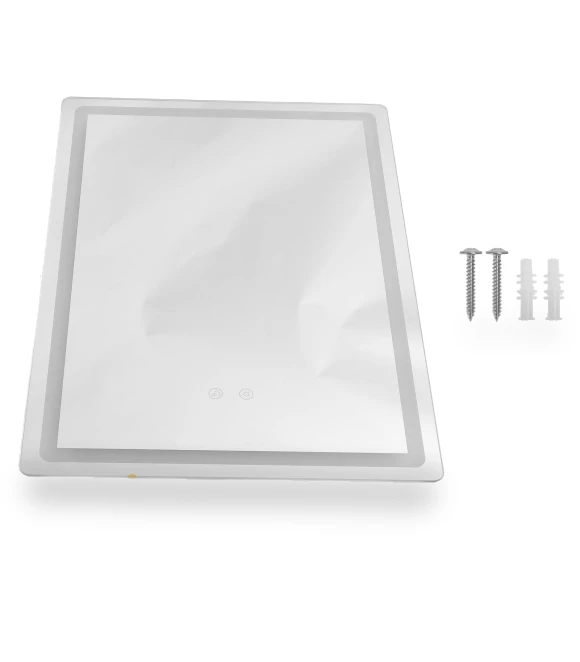 LED Bathroom Mirror with Touch Screen — Shower, Vestidos