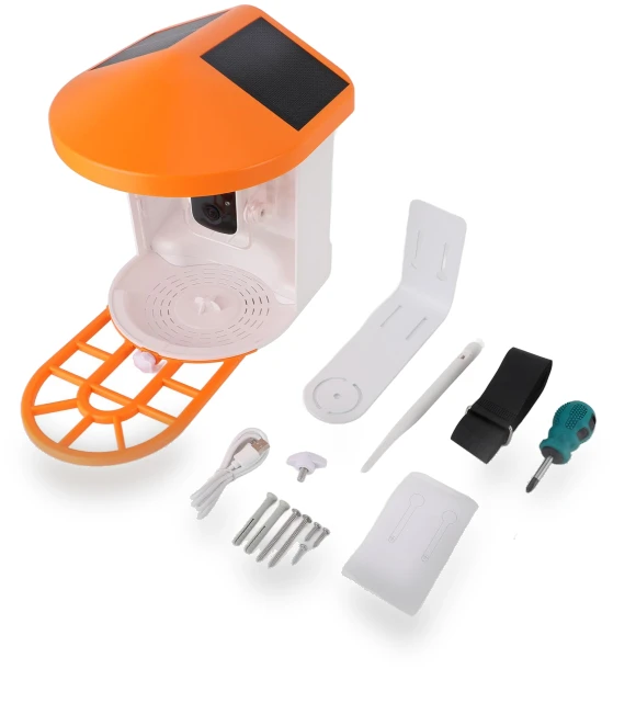 Smart Bird Feeder with AI Camera — Outdoor & Wildlife Cameras, KONNWEI