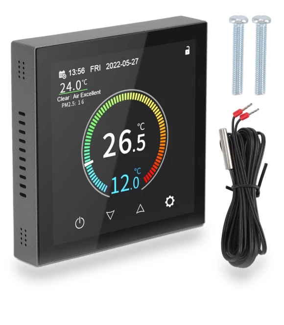 Smart Thermostat with Color Screen — Home Climate Control, Vestidos