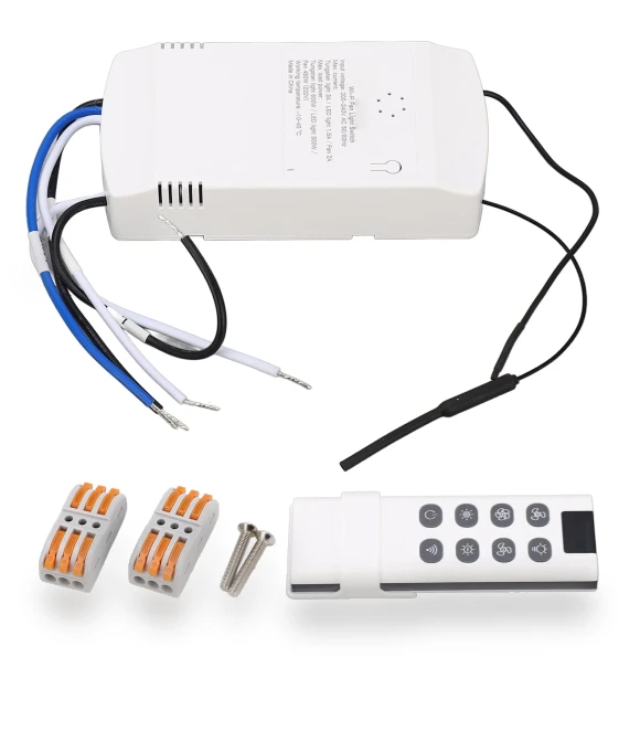 Smart WiFi Light Switch Fan Controller — Ceiling Fan Wall Controls, Koogeelife