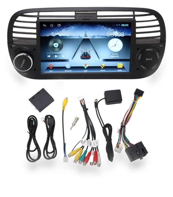 7-inch HD Touchscreen Car Stereo with Wireless Carplay GPS Navigator — Stereo Receivers, Fishine
