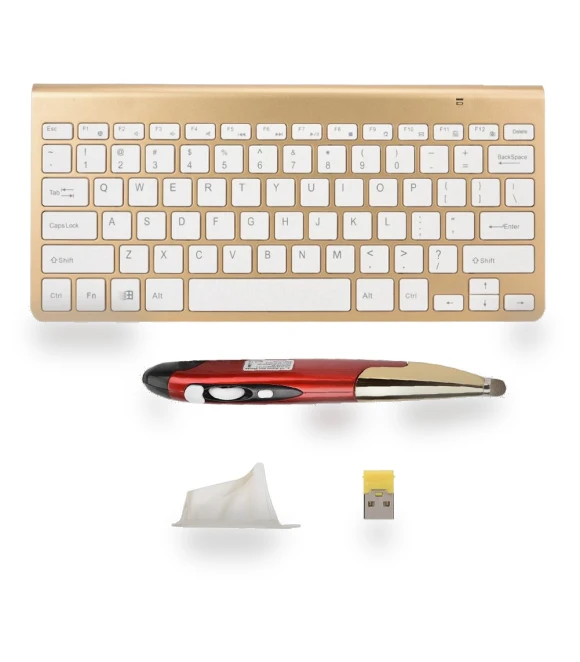 Slim Mini 2.4G Wireless Keyboard Pen Mouse Set — Keyboard and Mouse Sets, OutsideWorld