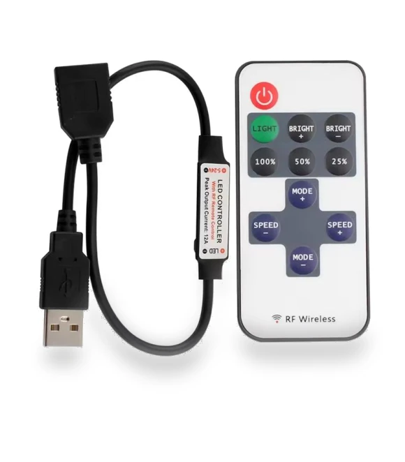 11 Key LED Strip Controller Mini Dimmer — LED Strips, Yongkomo
